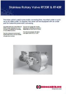 Valvole rotative, stellari, rotocelle per granuli e macinati
