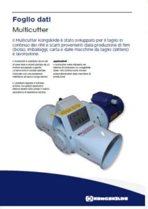 Multicutter in linea per rifili mod. STD PDF