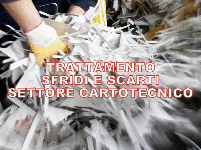 Aspirazione rifili e sfridi di carta con trasporto pneumatico per settore cartotecnico.