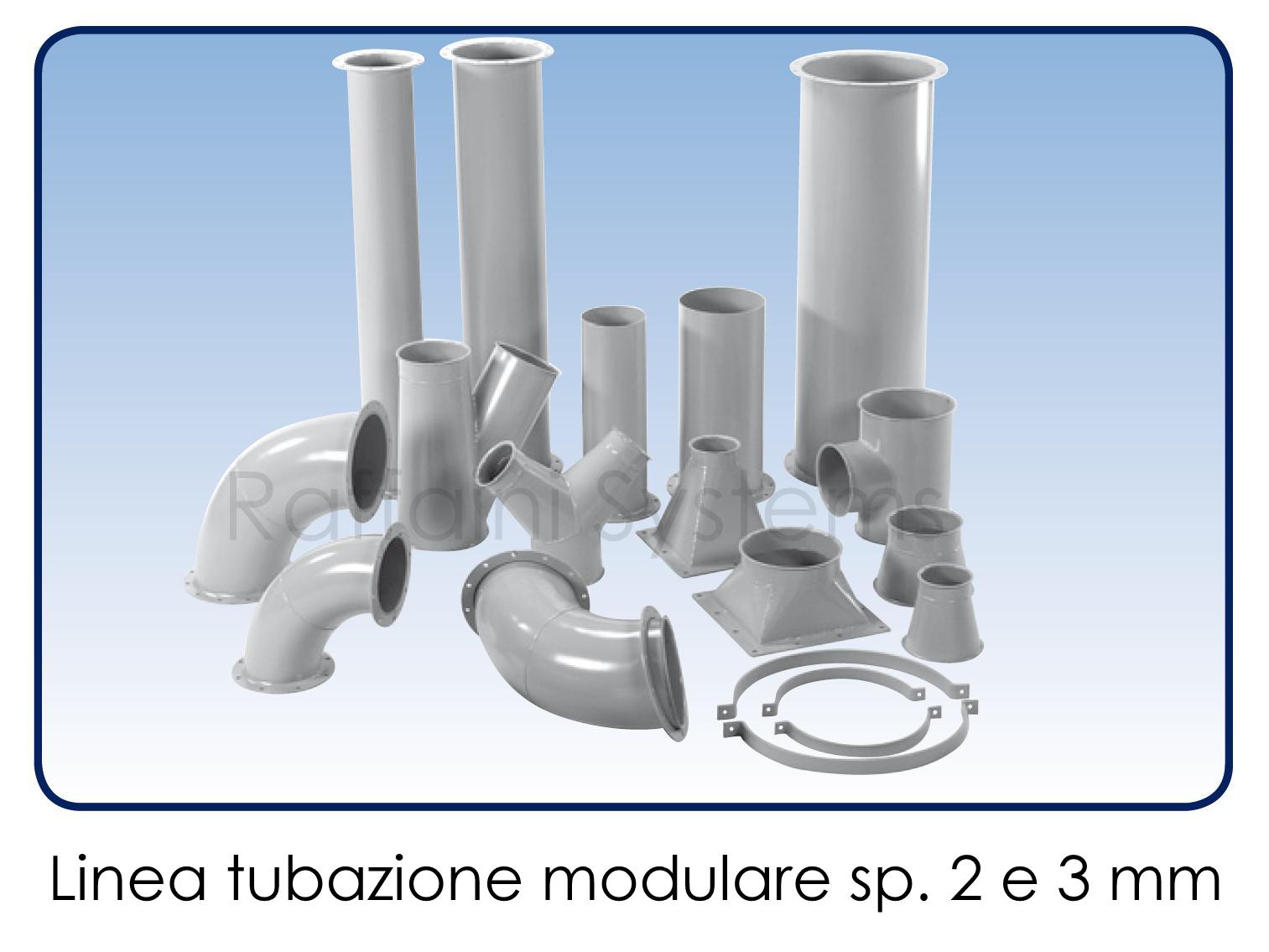 Linea modulare tubi a spessore 2 e 3 mm