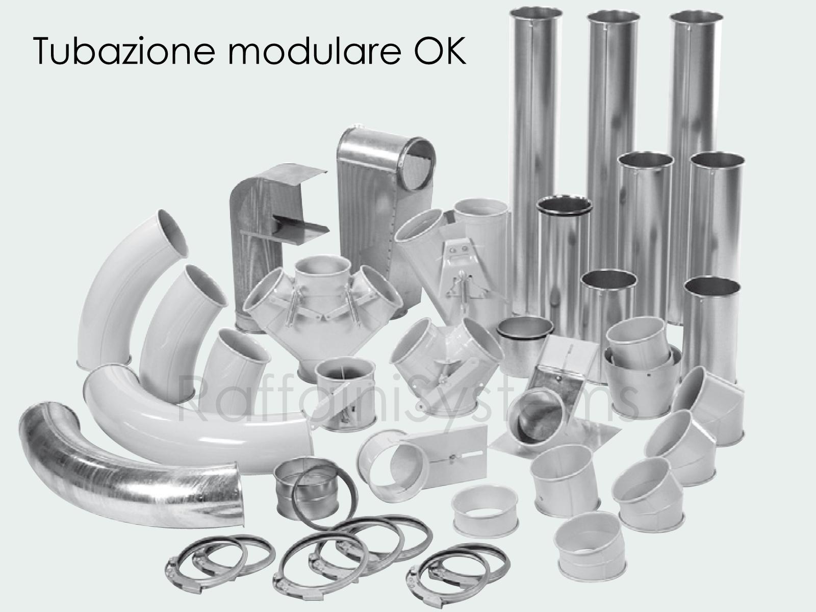 Tubazione OK modulare rapida per trasporto pneumatico