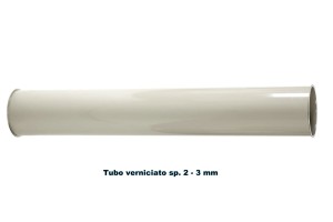 tubo spessore 2, 3 mm per trasporto pneumatico, verniciati RAL a richiesta. 