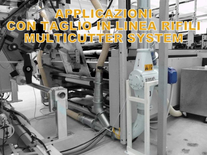 Applicazioni con taglio in linea rifili Multicutter System