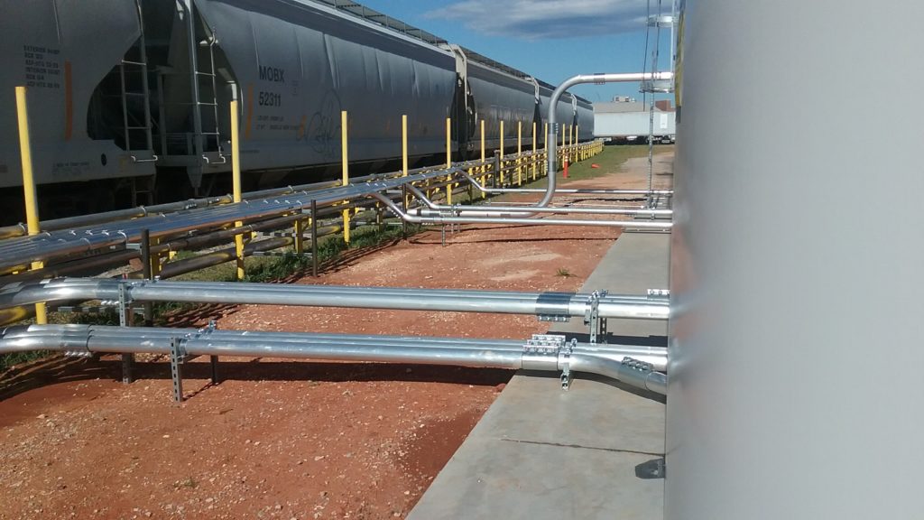 Scarico cereali da vagoni ferroviari