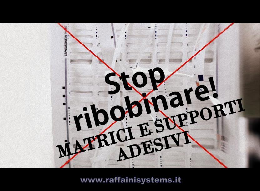 Aspirazione sfridi di matrici supporto etichette adesive.