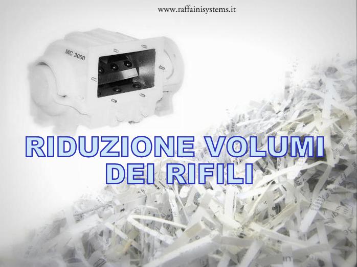 Trituratori Multicutter per taglio in linea di rifili carta plastica alluminio